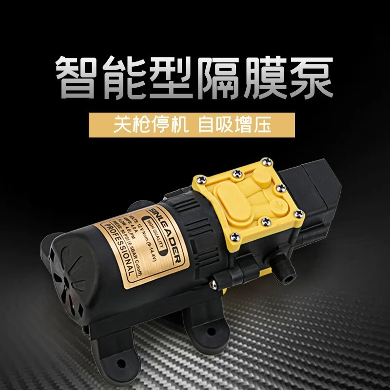 Smart pressure switch diaphragm pump, shellless 12V sprayer high-pressure diaphragm water pump