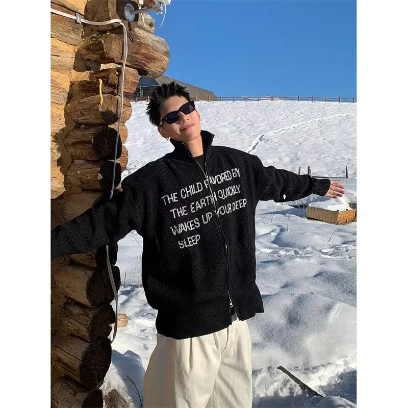 

Ins новый модный кардиган, свитер, тренд, простой японский стиль, Харадзюку, литературный, универсальный, ленивый, популярный темперамент