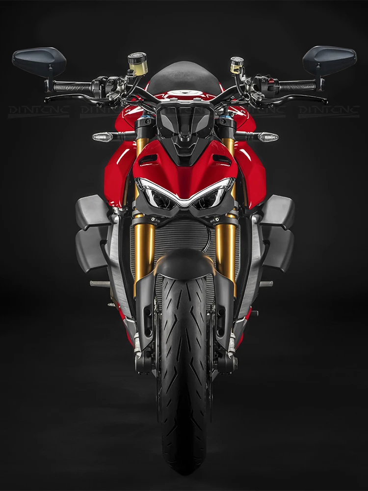 E9 لـ DUCATI STREETFIGHTER 2023 V4 V4S SP V2 1100 1098 848 الجانب الأيسر الأيمن المقود نهاية مرآة دوران دراجة نارية الملحقات #5