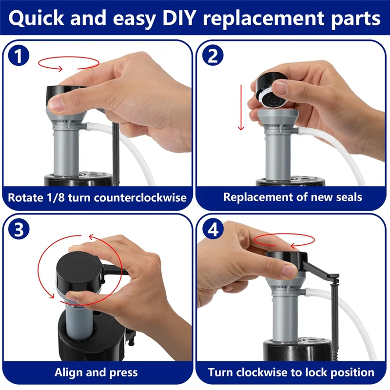 

【Улюбимый шопер!】8 шт. 83143 Замена уплотнения клапанов наполнения унитаза для моделей унитазов 200,400 747 и 242 гг.