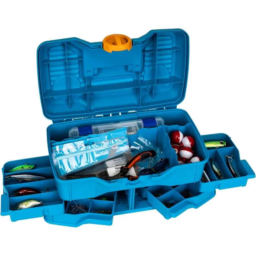 Outdoor 440NGA NextGen 4 0 Scatola per attrezzatura da pesca media con 4 vassoi girevoli e 23 scomparti per riporre oggetti avanzati Organi