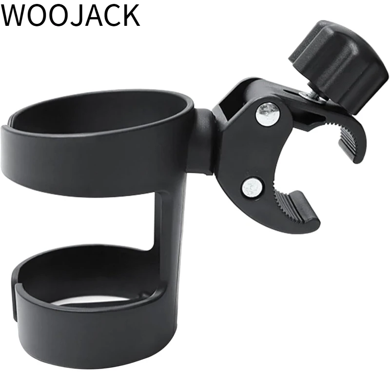 Bike Beverage Rack  Cup Holder Attachment for Walker Wheelchair Organizer Rotation 360 Degree Cup Holder (Black)