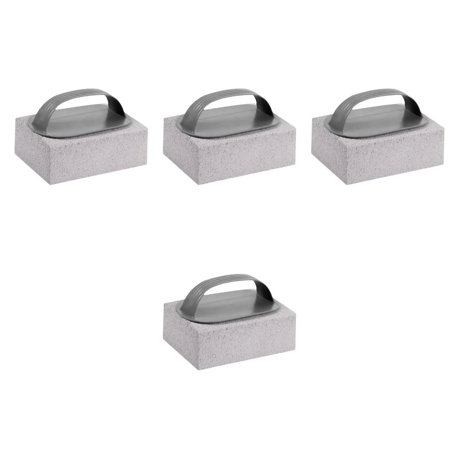 Heavy Duty Grill Cleaning Stones with Handle Pumice Griddle Scrubber Barbecue Tools for Outdoor Kitchen Grill Kit