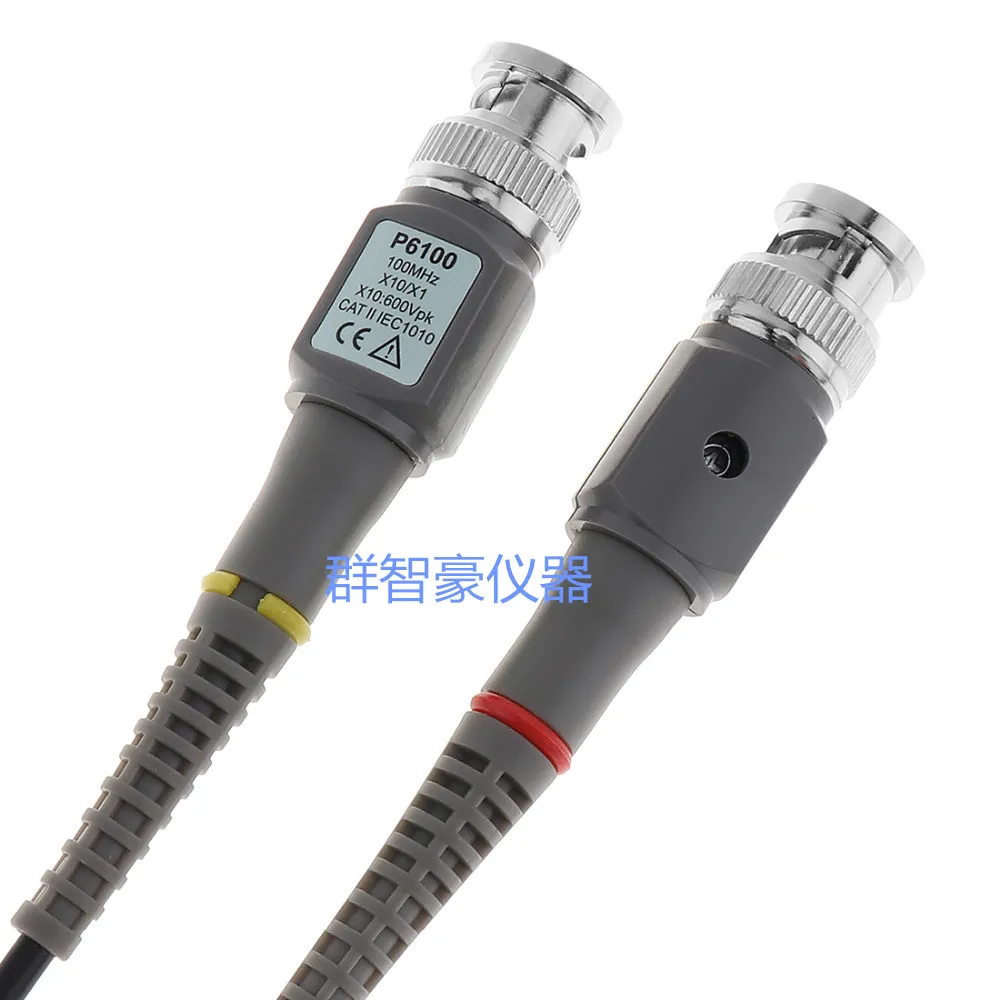 Oscilloscope test line P6100 Oscilloscope probe probe bandwidth 20/40/60/100MHZ attenuation 1X/10X