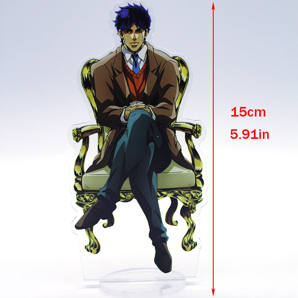 Anime Figure JoJo Bizarre Adventure Cute Cosplay acrilico Stand Model Plate Desk Decor Standing Sign Figures for Friends Gifts