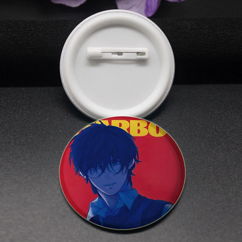 BL Anime Lost in The Cloud Button Pin Cartoon Handmade Brooch Badge Breastpin for Backpack Clothes  Accessory Fans Collect Gift