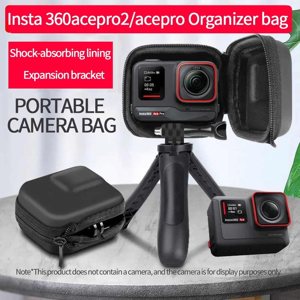 Suitable for Insta360 Acepro2 storage bag, half bag, safety protection, dust prevention, shock absorption, photography accessori