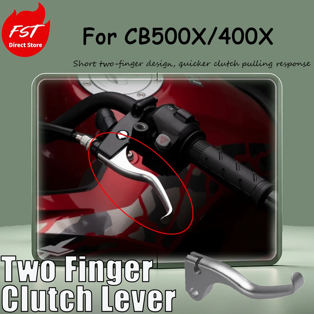 For CB500X/400X modified accessories, two-finger off-road competition style horn handle with seamless installation