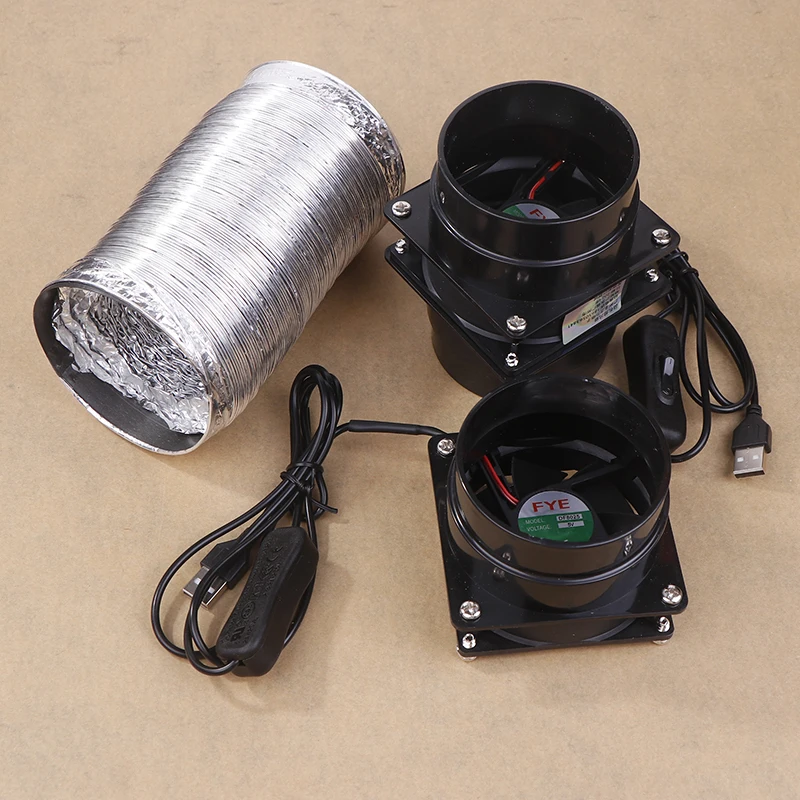 1PCS Smoke Assorbitore Fumi Estrattore Ventilatore Tubo Condotto Exhuast Ventola USB Velocità Regolabile Attrezzature di Saldatura di Plastica Accessori