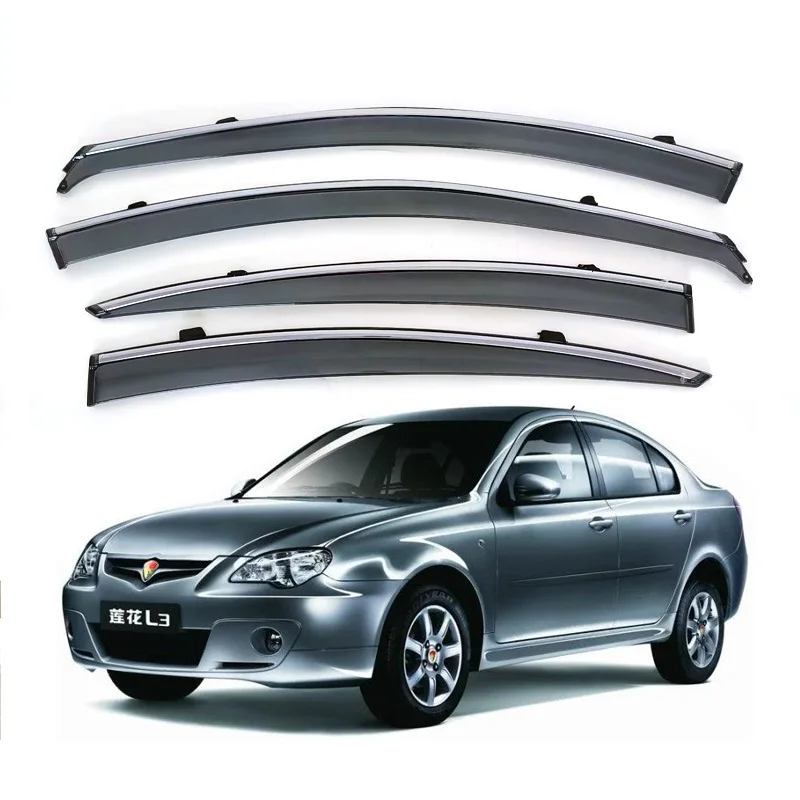 

Suitable for 2009-2014 Lotus L3 racing sun and rain shield injection molded window rain shield and rain shield modification