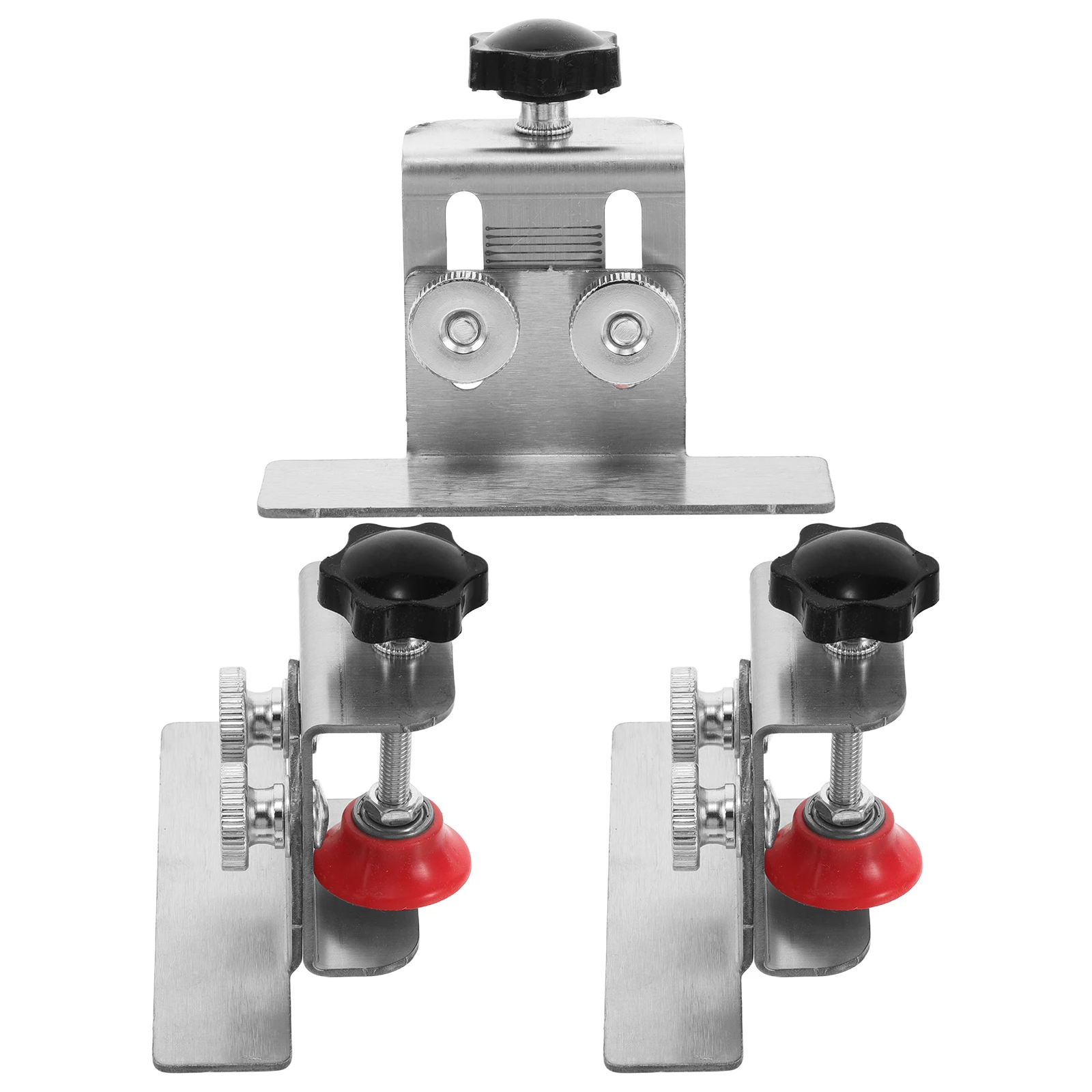 

3pcs Cabinet Door Installation Tool Stainless Steel Adjustable Positioner Aligner for Woodworking Furniture
