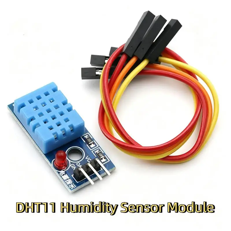 DHT11 High Accuracy Temperature: Humidity Sensor Module Jumper Wires DIY Electronic Project