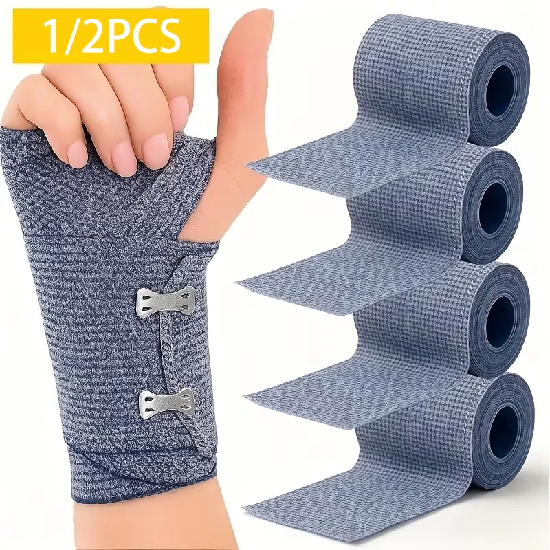 Elastic Cold-Compression Sports Bandage: Stretchable, Rebound-Capable, Secure-Wrap, Compressive,Cooling for Sports Protection