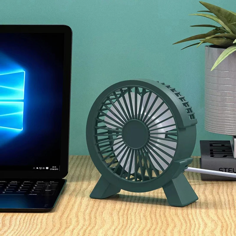 Mini ventole da tavolo portatili strumento di raffreddamento ad aria dispositivo di raffreddamento muto estivo per il soggiorno del bambino camera da letto alimentatore USB Power Bank per Laptop