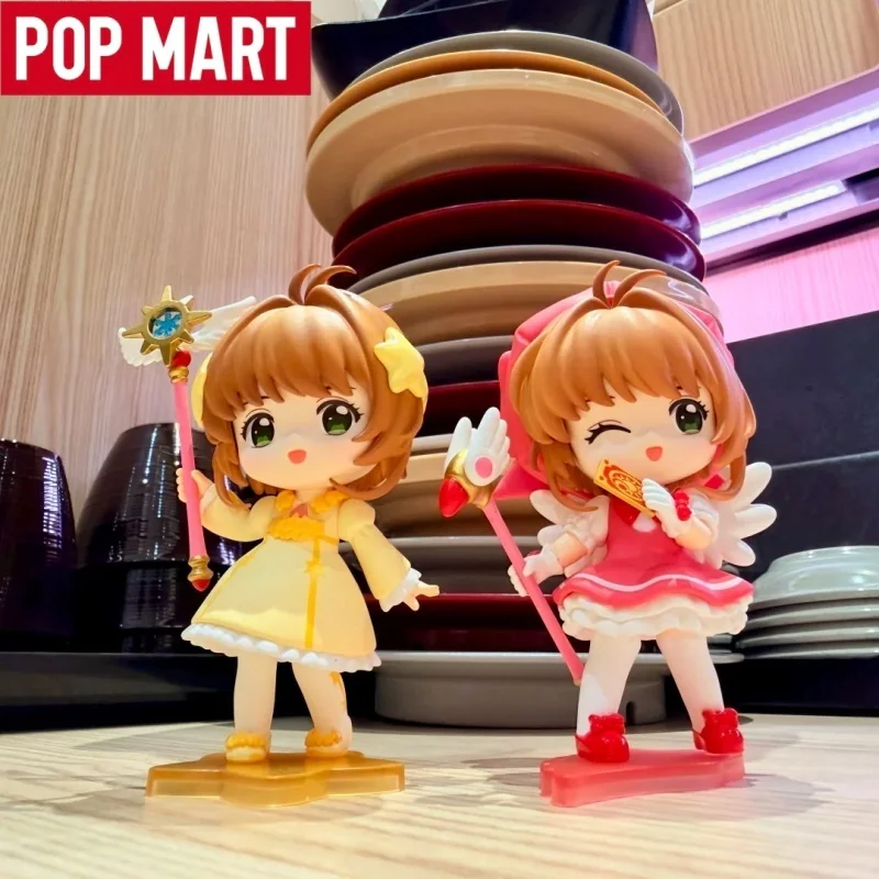 

POP MART Cardcaptor Sakura Clear Card Series Blind Box Kawaii Anime Surprise Figure Cute Doll Home Model Ornament Toy Girl Gift