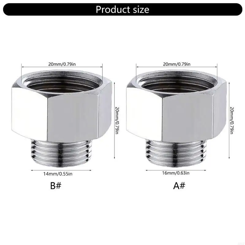 Steel Water Connector Pipe Adapter rusts Resistant for Professional Plumbers A0KF