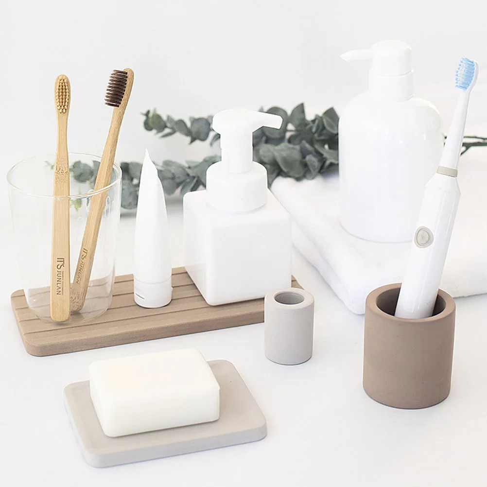 

Diatomite Water Absorption Tray Non-Slip Dual-Sided Household Storage Plate For Bathroom Tea Cup Tray Moisture Absorbent Holder