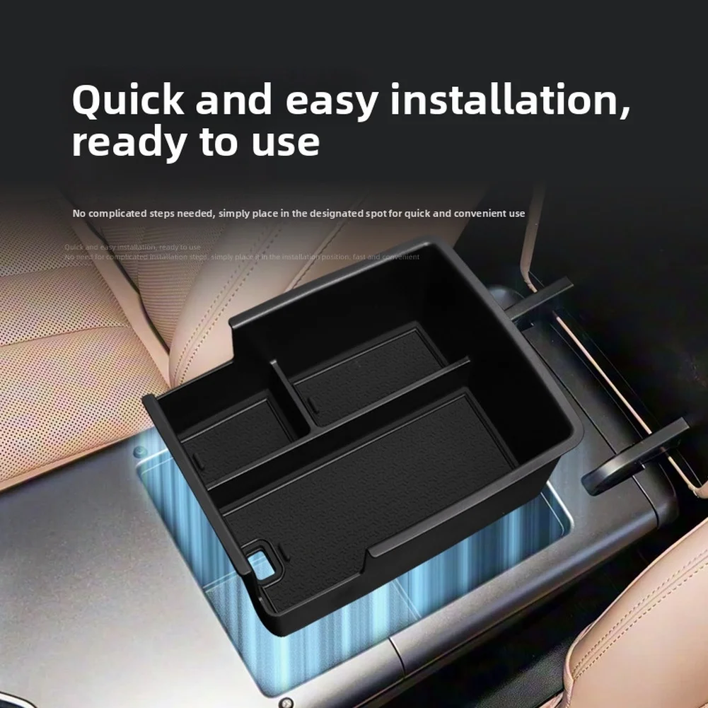 Armrest Organizer Center Console Box Waterproof Lining Partitioned Compartment Anti-slip PVC Pads For Song PRO DM-i 2026