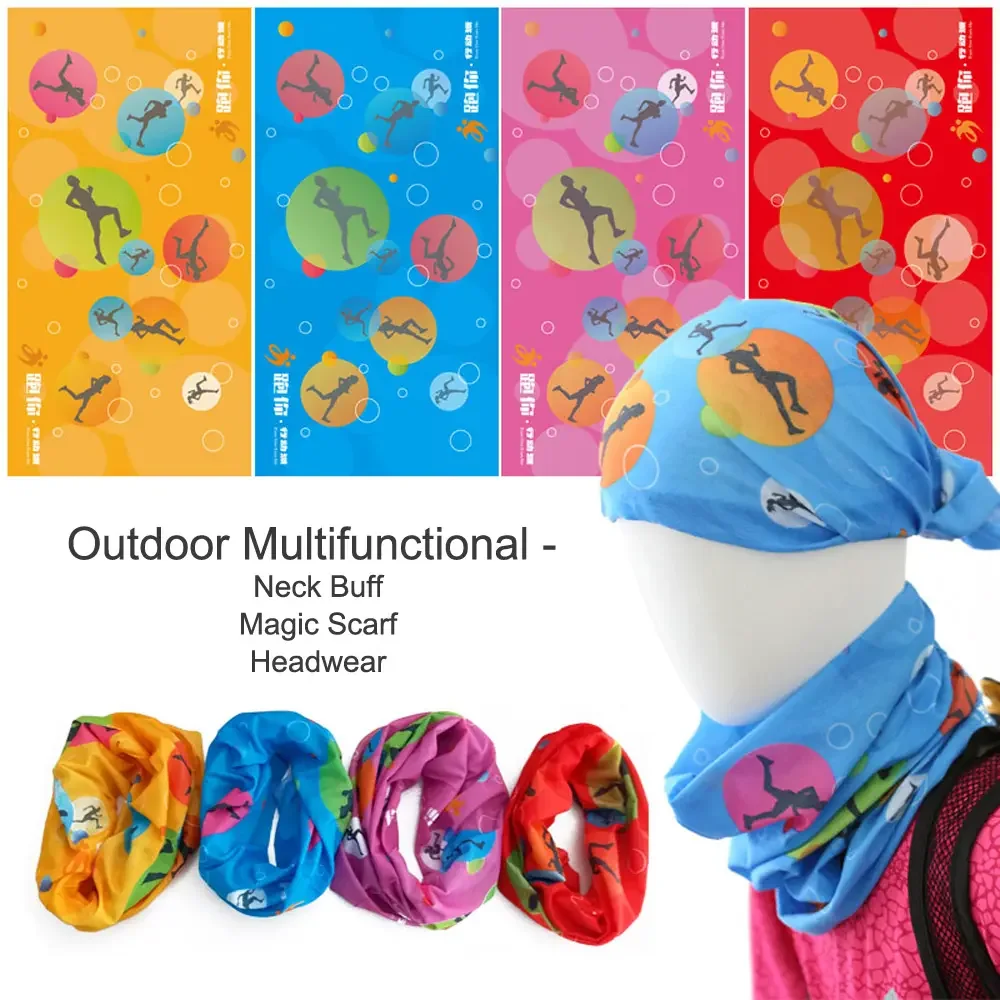 100pc Custom Neck Gaiter Tube Scarf Mask Seamless Bandana Face Cover Windproof Sport Ski Mask Hiking Cycling Balaclava Men Women