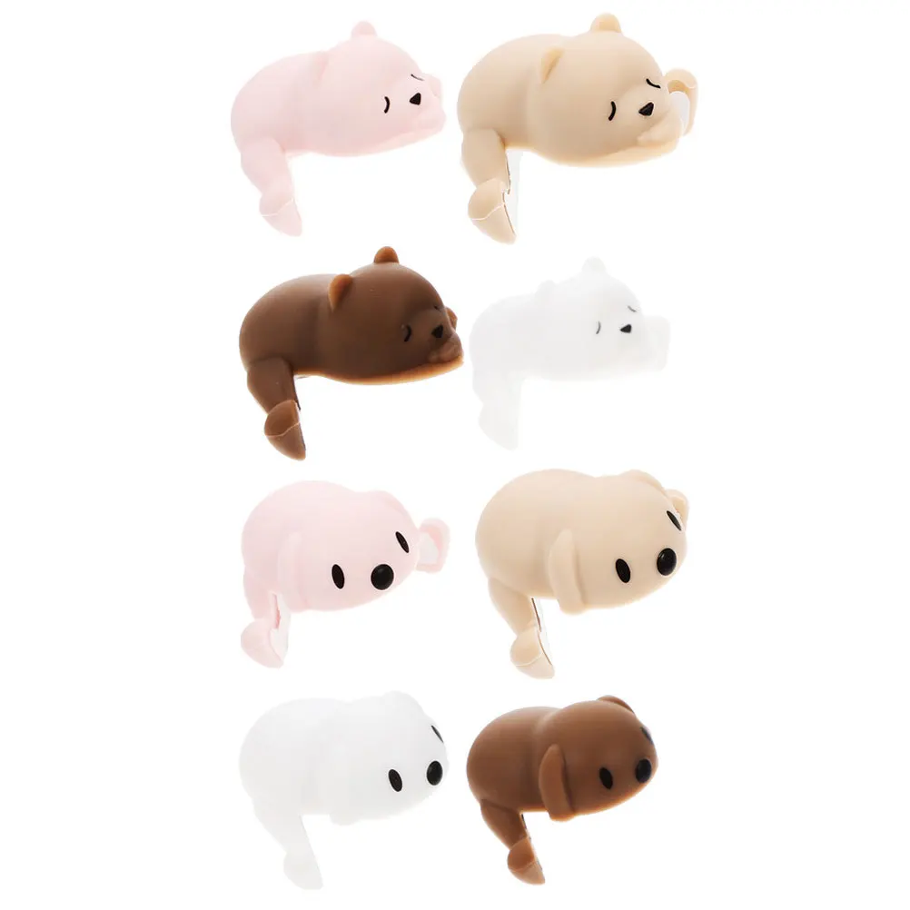 

8 шт., защитные уголки для детской безопасности, защитные чехлы с силиконовыми краями мультяшных животных, защита для столовой мебели, угловые протекторы