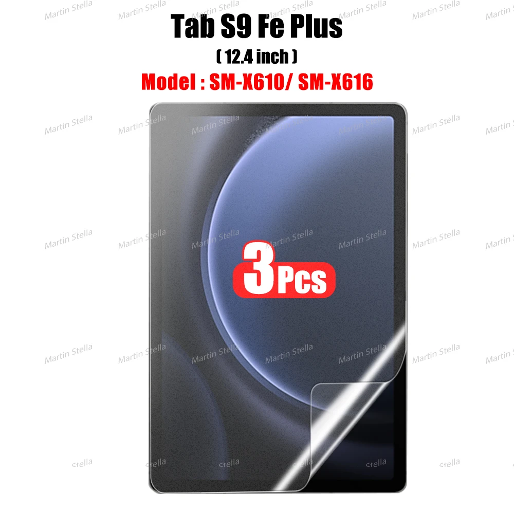 3 Stück Papiergefühl wie Displayschutzfolie für Samsung Galaxy Tab S7 S8 S9 Plus Ultra Samsung Tab S6 Lite S7 S9 Fe A8 A9 A7 Kein Glas