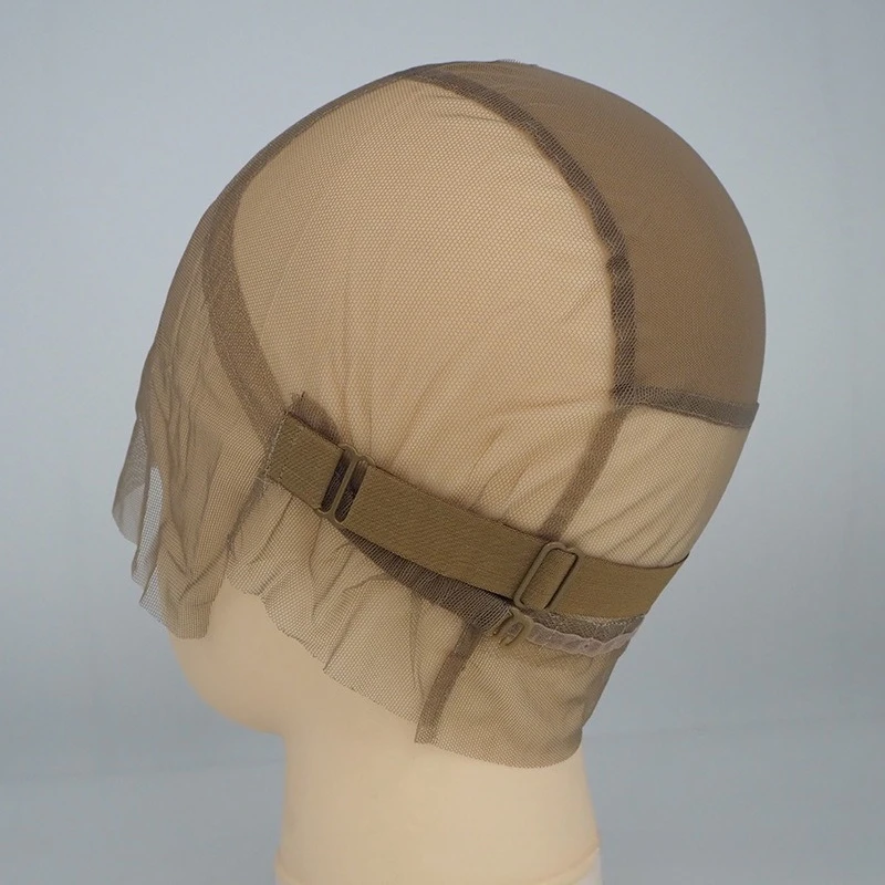 Full Lace Wig Cap Adjustable Elastic Band Breathable Wig Liner Base Cap for Wig Making & Wearing
