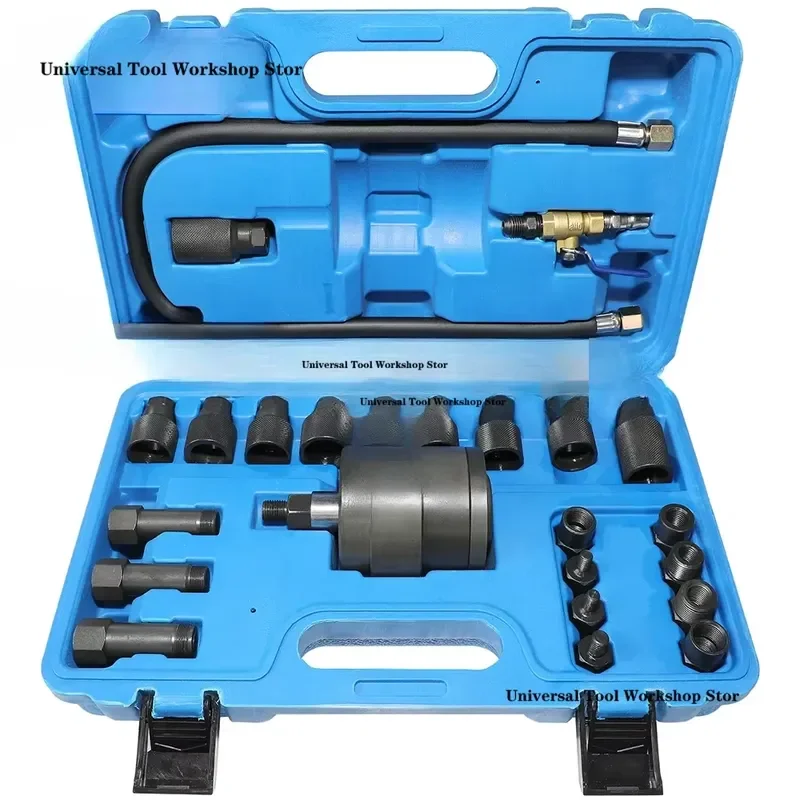23pcs Pneumatic Injector Puller Kit for DIESEL INJECTOR PULLER Professional Injector Extractor