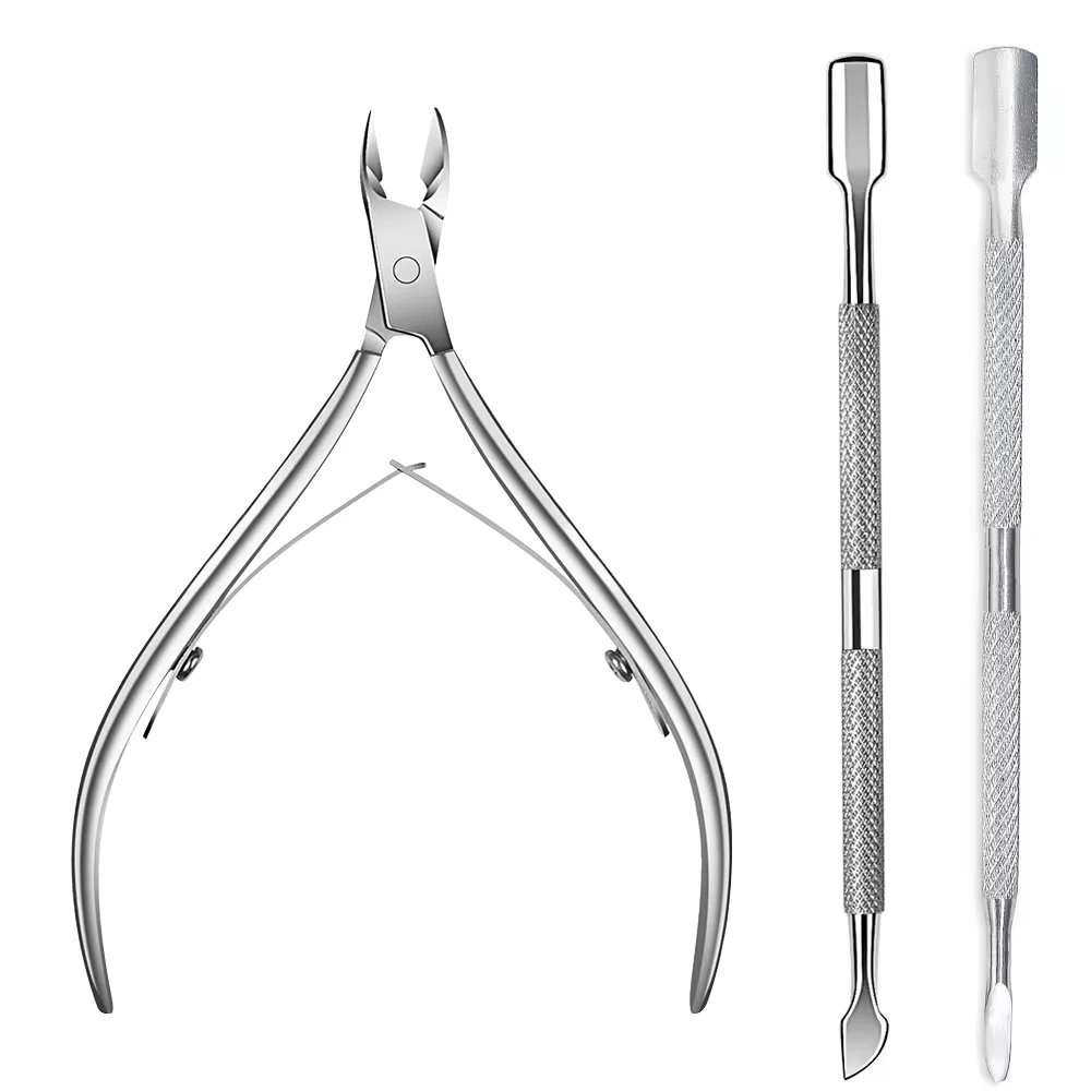 LULAA Coupe-cuticules professionnel, outil de pédicure et de soin des ongles, adapté pour éliminer les peaux mortes des ongles des mains et des pieds