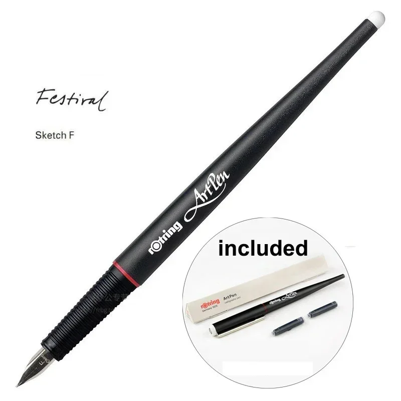 Duitse Rotring Originele Vulpen Art EF/F/M/1.5/1.9/2.3mm Praktijk Schrijven Pen Accessoires Handschrift Relatiegeschenken Nieuw