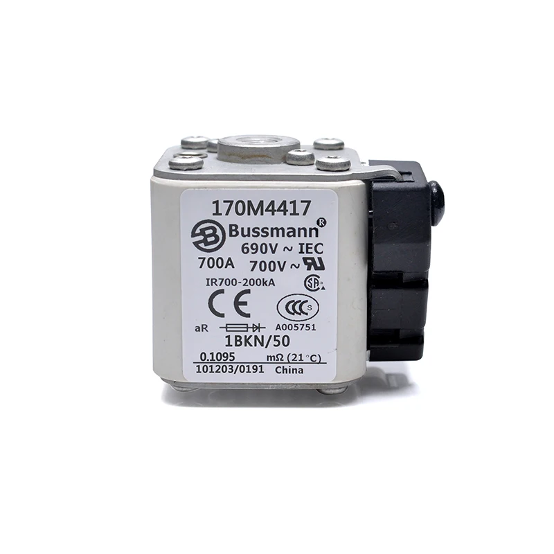 

700A 690V Specialty Fuses 170M4417 Bussmann Fuse High Speed Square Body Fuse