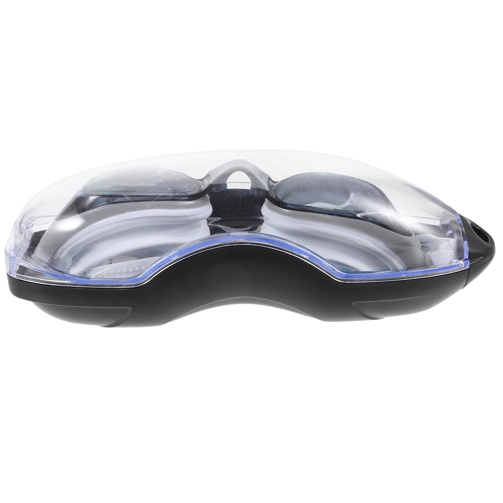 

Swimming Goggles Anti-Fog Grey Uv Protection Waterproof Silicone Adjustable Head Strap Adult Eyewear for Swimming