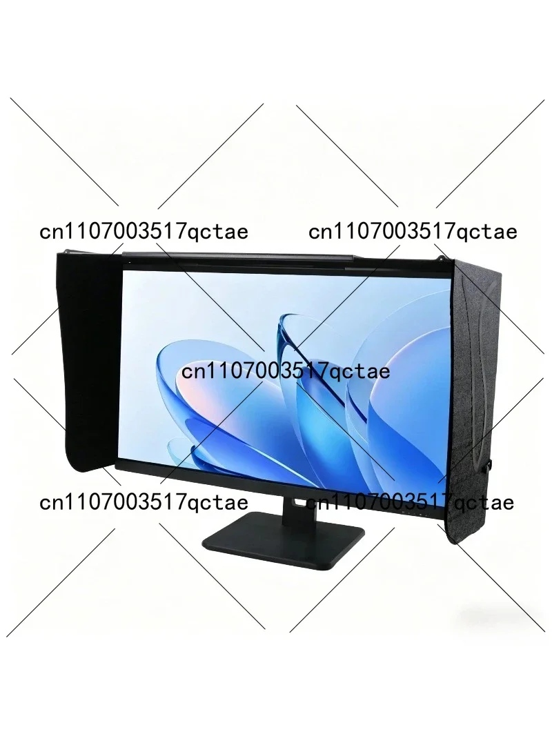 Desktop Monitor Sunshade Hood 27 32 Inch Adjustable Anti Glare Dust Proof Privacy Screen Shade Cover
