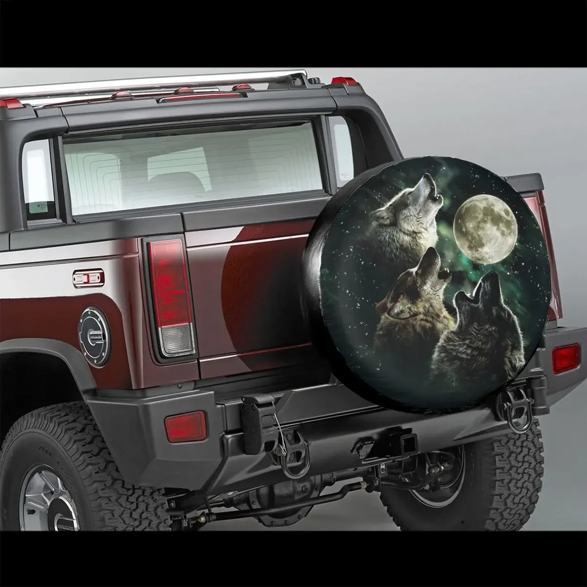 Three Wolf Moon Spare Tire Cover Waterproof Wheel Covers for  Honda 14" 15" 16" 17" Inch