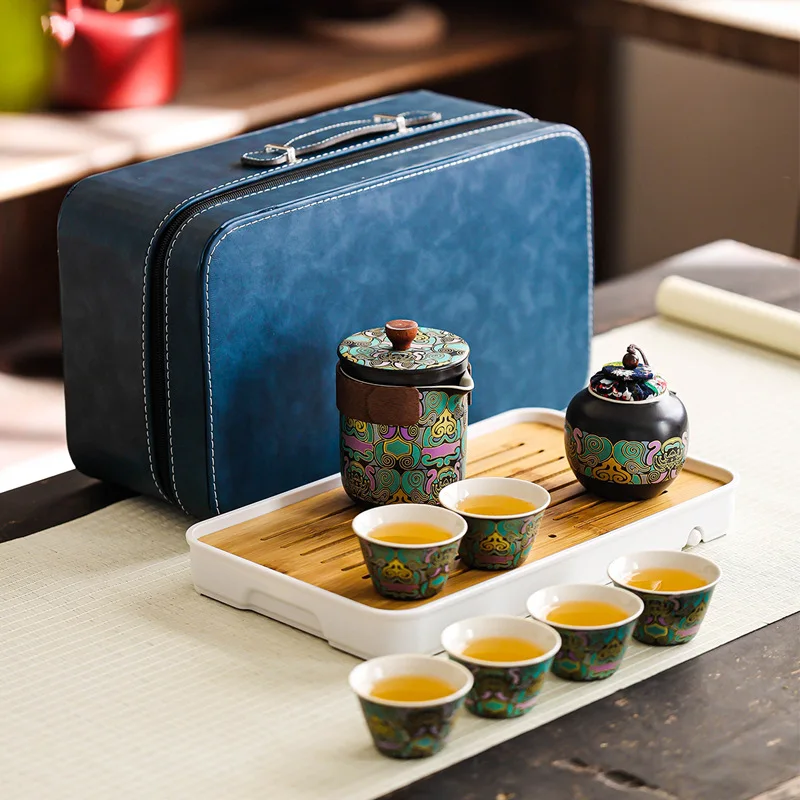 Kung Fu Travel Tea Set Suit Creative National Fashion Business Activities Practical Gift