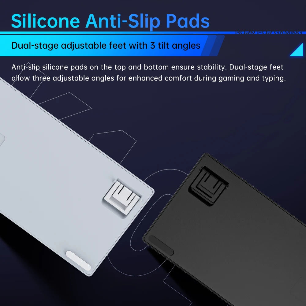 Thunderobot K104S คีย์บอร์ดขนาดเต็ม 104 คีย์สํานักงานคีย์บอร์ด ABS Shine-ผ่าน Keycaps สําหรับ PC แล็ปท็อป