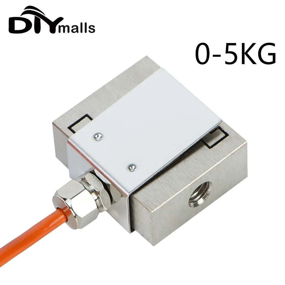 

Mini Micro S type weight sensor 0-5KG small weighting sensor Miniature pull push force Pressure Load Cell