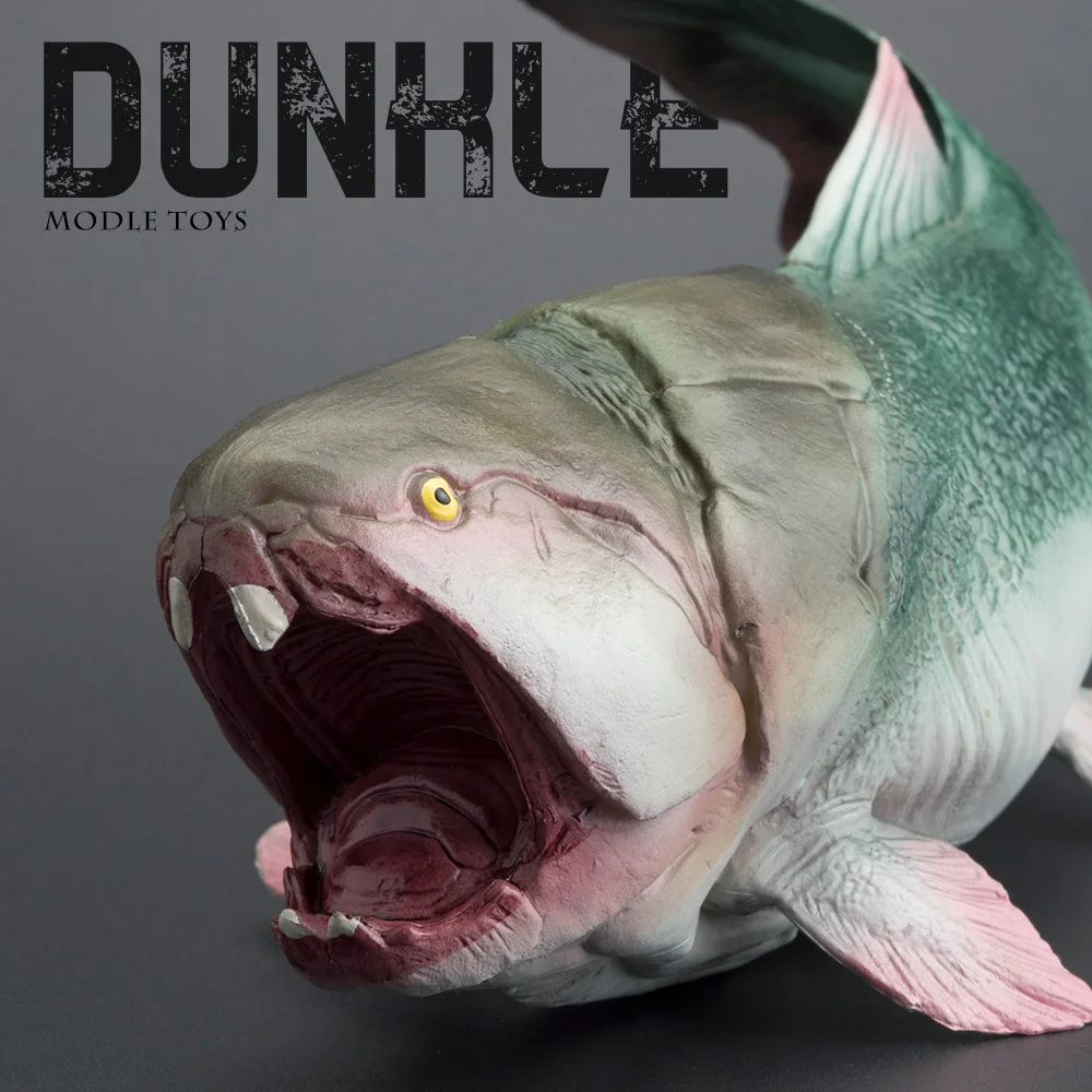 

Large Solid Dunkleosteus Prehistoric Fish Model Realistic Ancient Marine Animal Figure, Educational Toy & Display Statue HG19