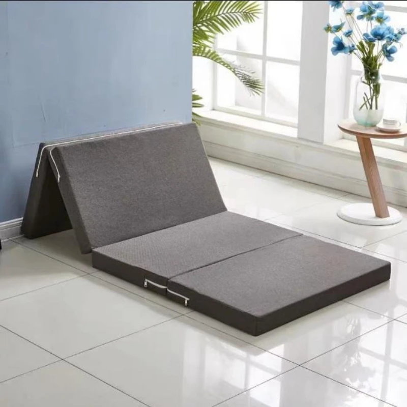 Multiuse Four Foldable Sponge Mattress Single Nap Rest Mat For Office Home Floor Sleeping Japanese Lazy Tatami Folding Pad