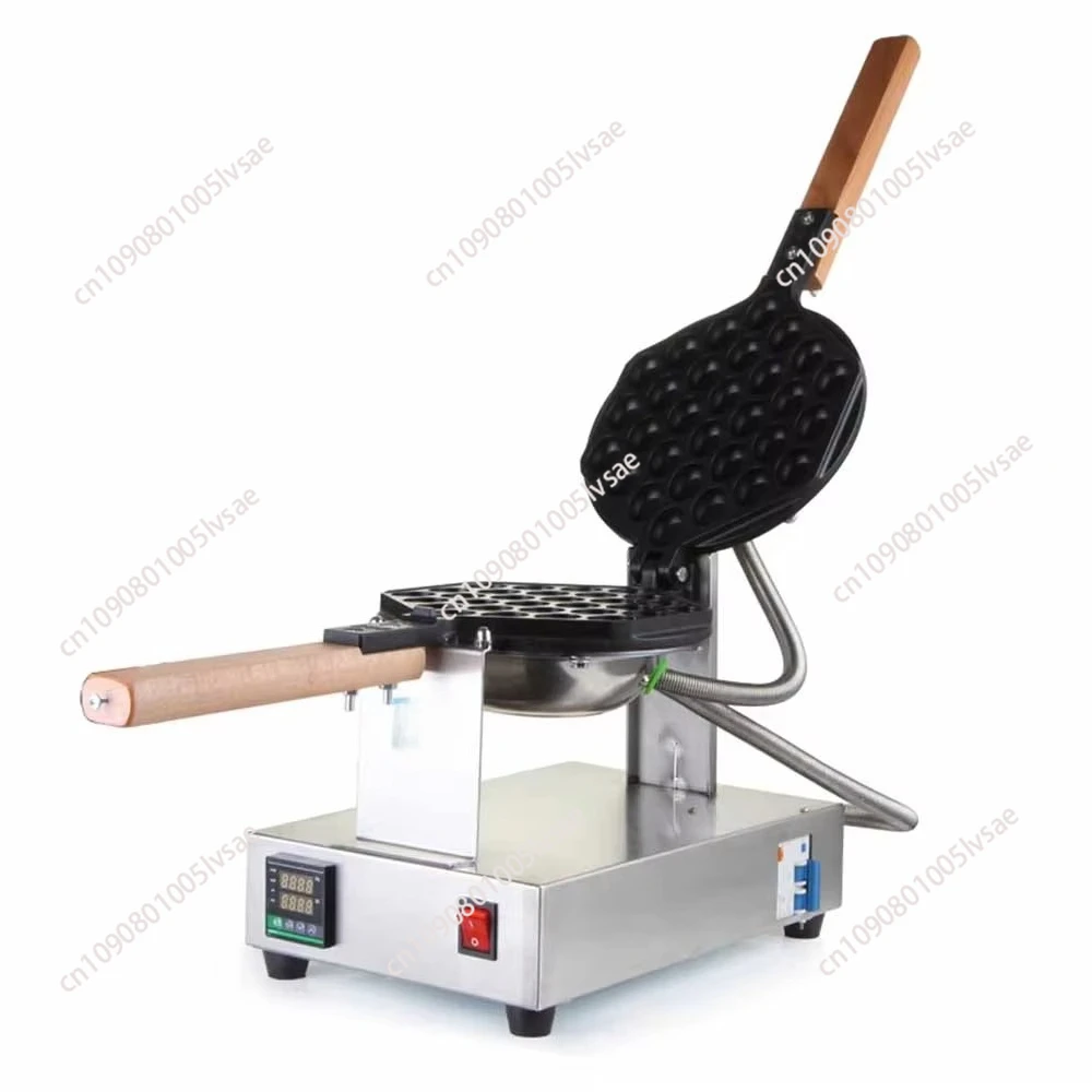 Commercial Egg Waffle Machine Bubble Waffle Machine Stainless Steel Egg Waffle Machine 1400W Food Maker