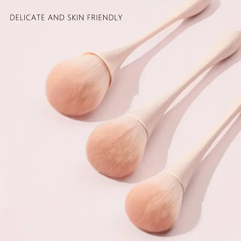 Premium Powder & Blush Brush Set - Ultra-Soft Synthetic Kabuki | For Flawless Setting & Cheek Color | Cruelty-Free & Vegan