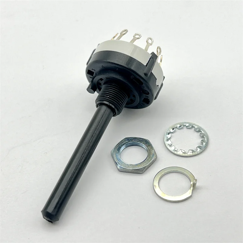 1 pc German Band Switch 1 Pole 6 Position Detent Handle Length 50mm