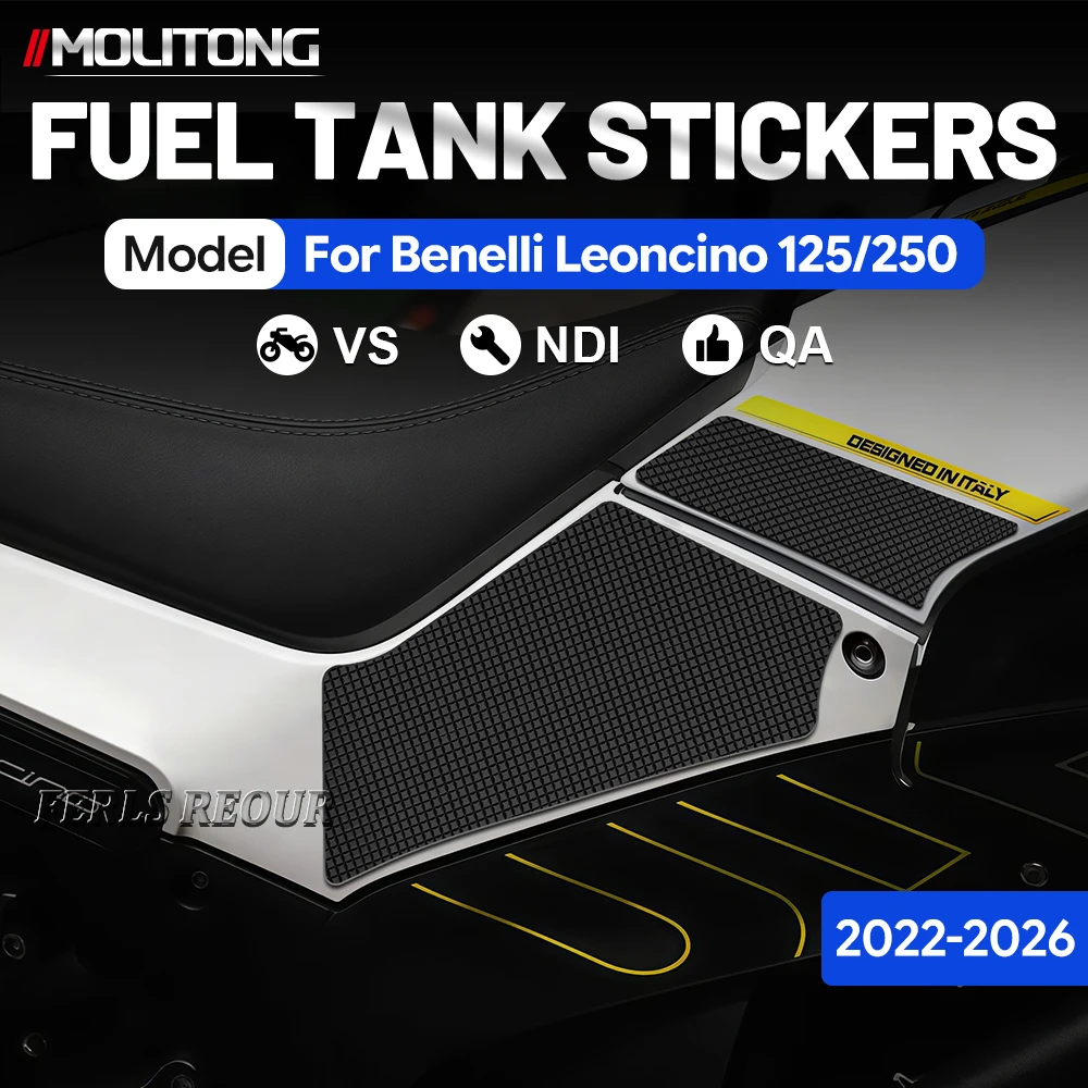 

DSX800 Rally Adventure Thickened Frosted Tank Sticker Motorcycle Accessories For Benelli Leoncino 125/250 Tank Grips