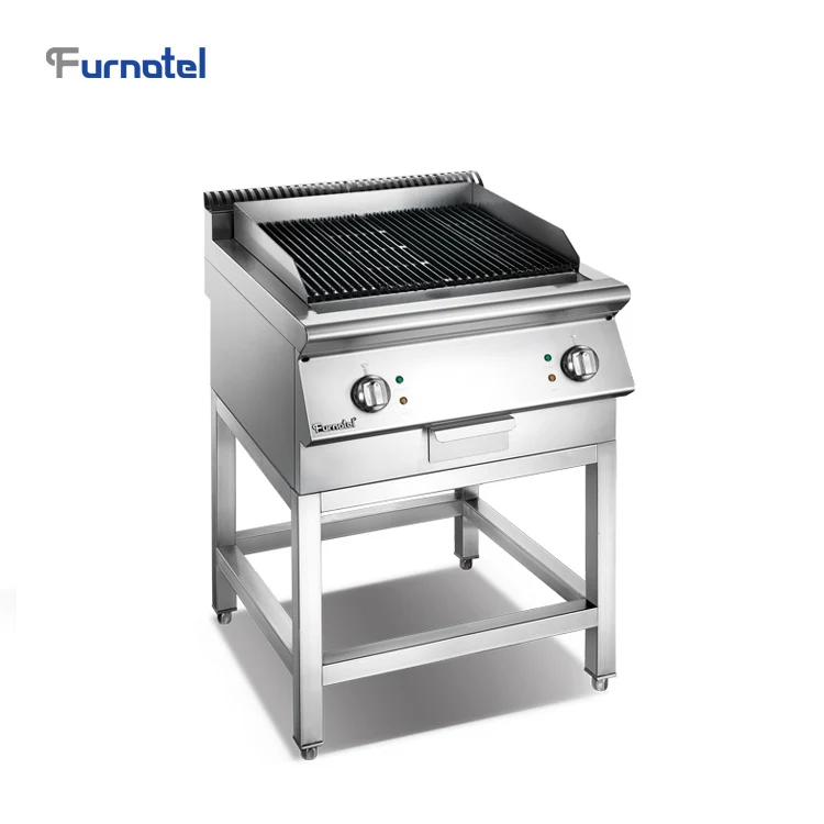 

Газовый гриль из лавового камня с подставкой