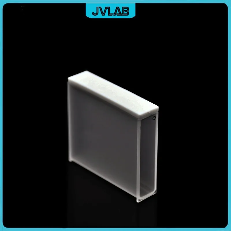 Quartz Cuvette ( Liquid Sample Cell ) Absorption Cell 50 mm Measuring Reflected Light Cuvette Resistant High Temperature 600(C)