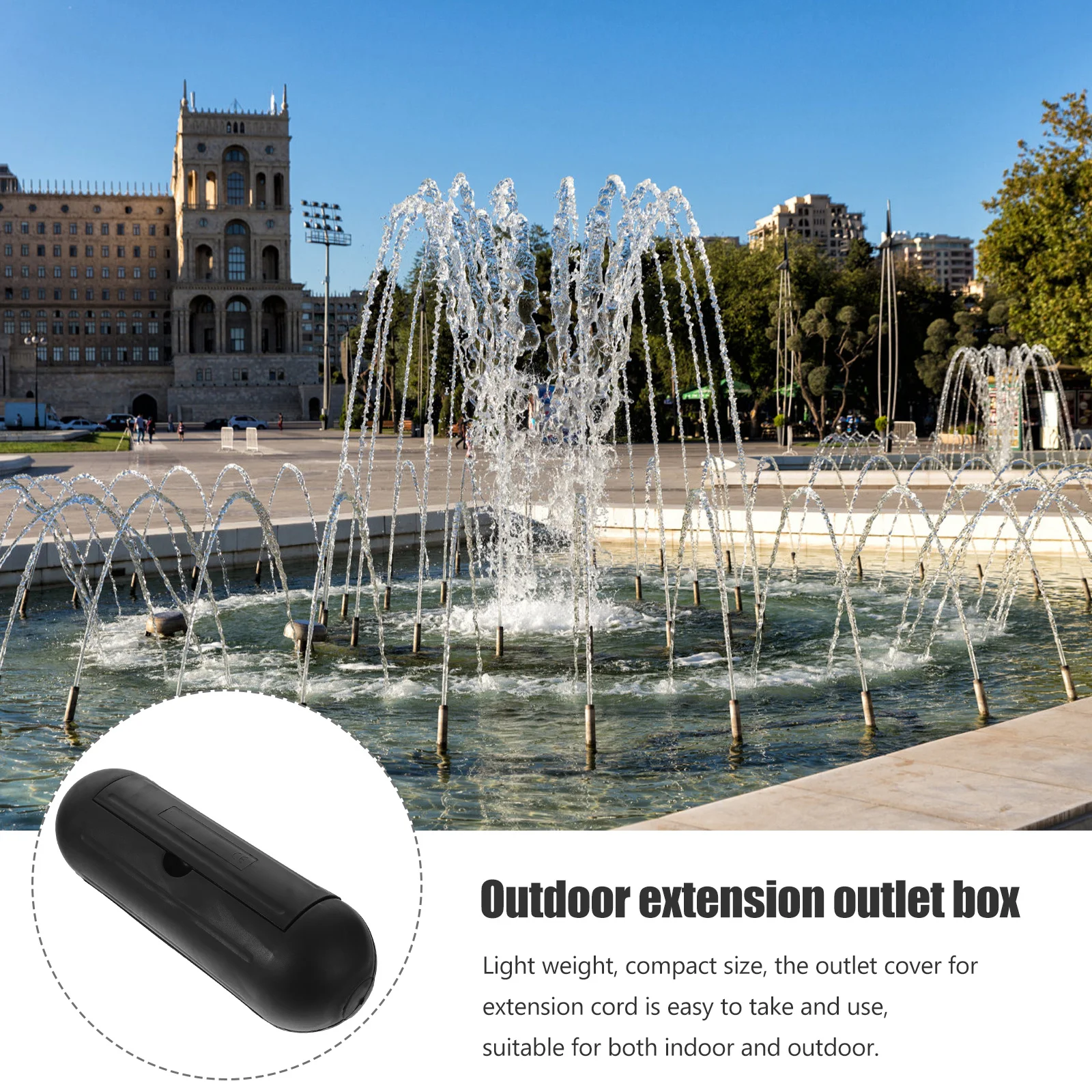 

Waterproof Outlet Box Weatherproof Outdoor Electrical Connection Cover Extension Cord Protection Junction Box For Socket