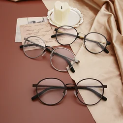 CL5560 Brand Korea Design Hight Quality Round Clear Glasses Eyeglasses For Women Men Retro Glasses Round optical Computer Frame