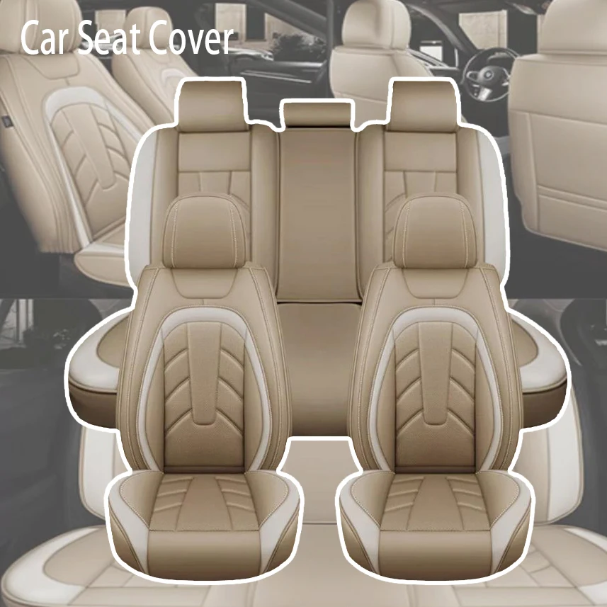 

Car Seat Cover Universal For TOYOTA Car Seat Covers Full Set Leather Front Rear Protector Accessories Interior Car Seat Suppli