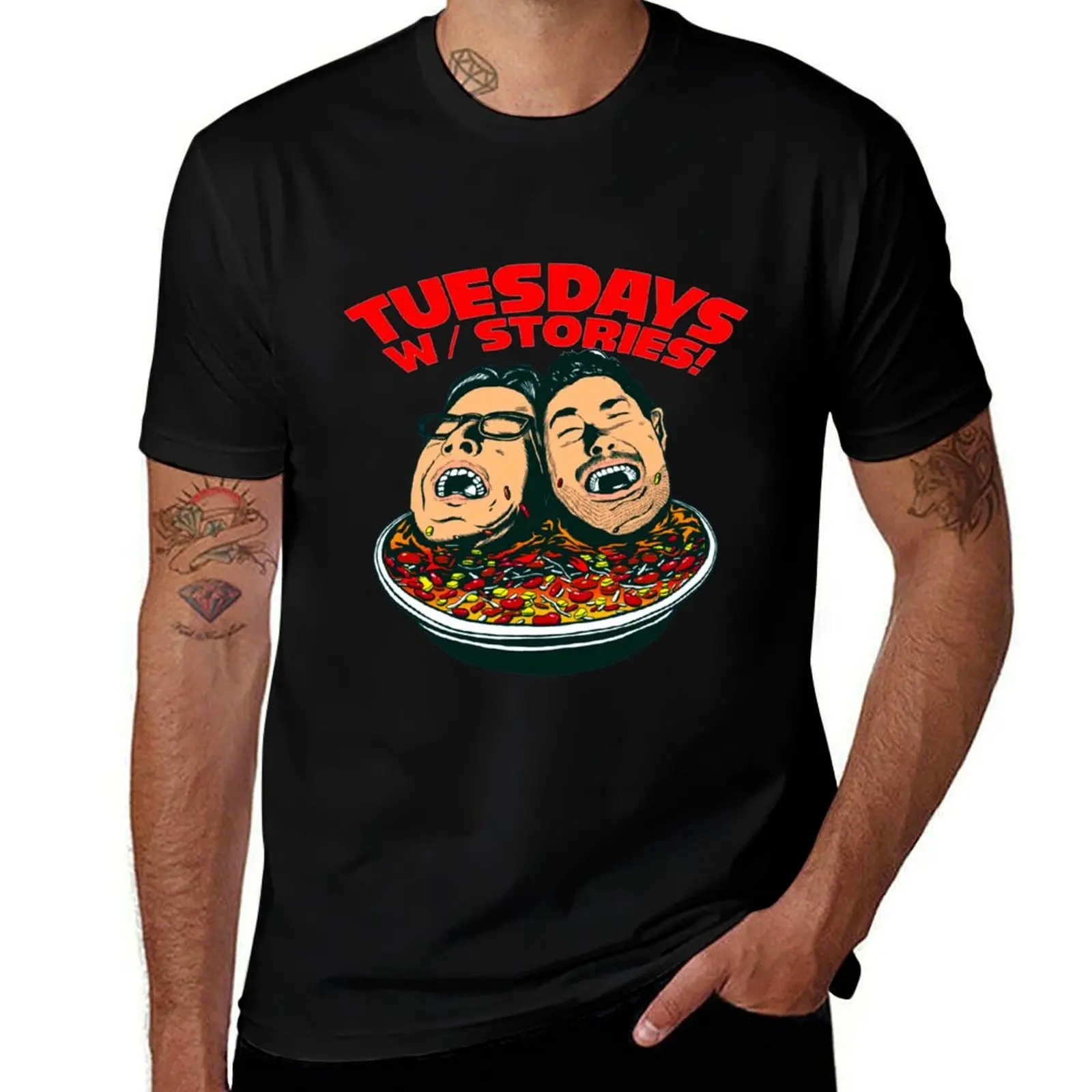 Tuesdays With Stories podcast! T-Shirt Halloween Casual T-Shirt