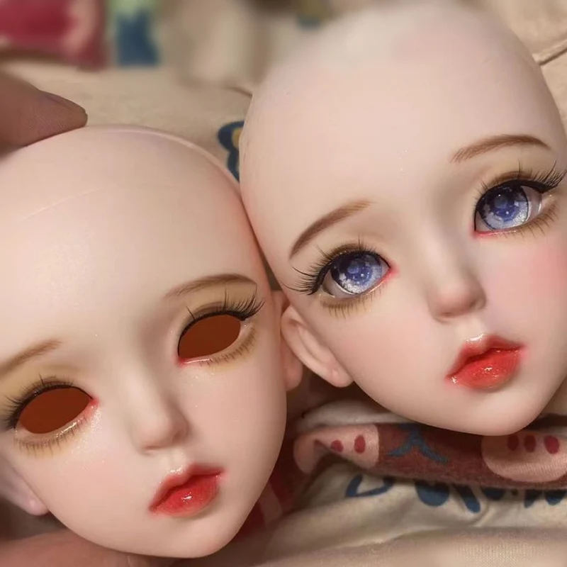 60cm Female Doll 1/3 BJD White  Skin Head Without Makeup DIY Toys for Girls