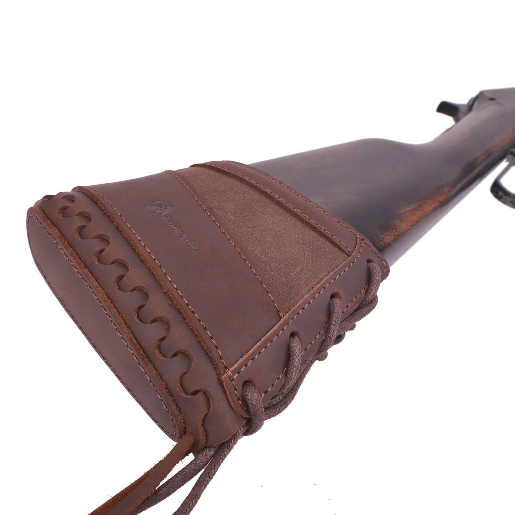 Universal Hunting Shooting Recoil Pads, Slip On Gun Buttstock Extension for Shotguns Rifles Leather Canvas